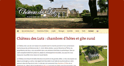 Desktop Screenshot of chateaudeslutz.com