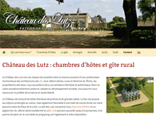 Tablet Screenshot of chateaudeslutz.com